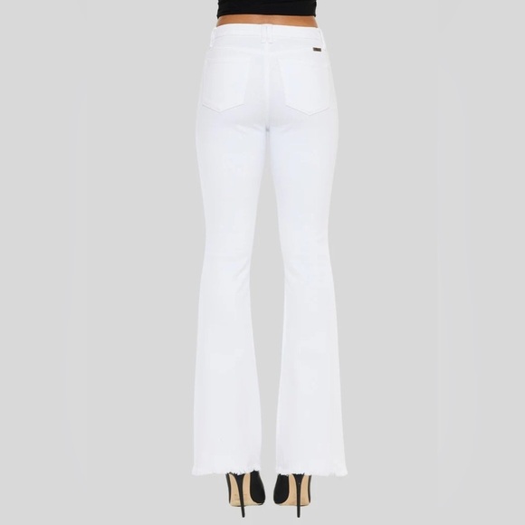 StitchFix KanCan High Rise Flare Bootcut White Jeans - Picture 1 of 9